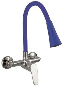Смесител за кухня LINNI BLUE MATT ICF 5108152BL 7789, месингов, син мат, 47x21см