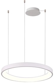 Azzardo AZ5021 -LED Димируем пендел AGNES LED/60W/230V Ø 78 см бял