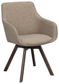 Бежови тапицирани трапезни столове в комплект 2 бр. Alison – Rowico