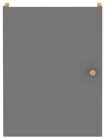 Тъмно сив компонент с врата 33x43 cm Z Cube - Tenzo