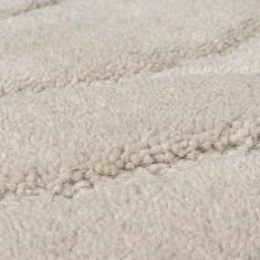 Кремав ръчно изработен вълнен килим 200x290 cm Mesmerise Natural – Flair Rugs