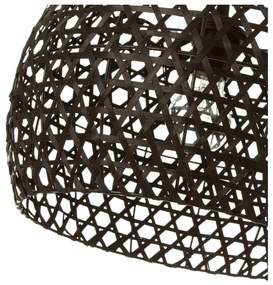 Черна бамбукова лампа за таван с бамбуков абажур ø 35 cm - Casa Selección