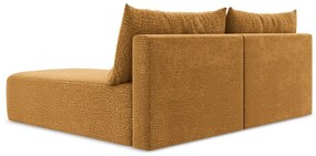 Оранжев разтегателен ъглов диван с място за съхранение (десен ъгъл) Kalena – Makamii