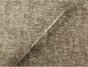 Светлокафяв шенилов сгъваем ъглов диван (десен ъгъл) Kuki – Makamii