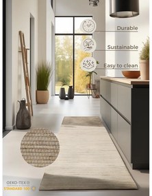 Бежова пътека 80x200 cm Handloom - Hanse Home