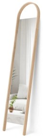 Подово огледало с дървена рамка 45x196 cm Bellwood - Umbra