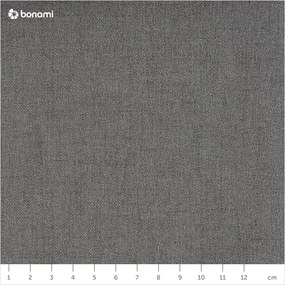 Сиво двойно легло 180x200 cm тапицирано с място за съхранение с включена подматрачна рамка Mattis – Meise Möbel