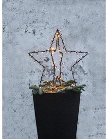 Черна коледна светлинна украса Foldy - Star Trading