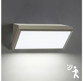 Brilagi-LED външно стеннo осветление с датчик TRIANGLE LED/20W/230V сиво IP65