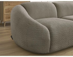 Сиво-кафяв диван от букле 230 cm Tina – Bobochic Paris