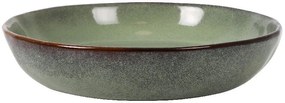 Дълбока купа LA MEDITERRANEA Macarella Green, 21x4 см, порцелан