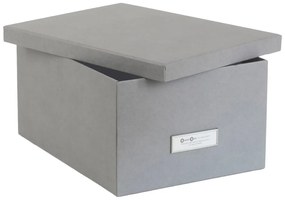 Комплект от 3 сиви кутии за съхранение Inge - Bigso Box of Sweden