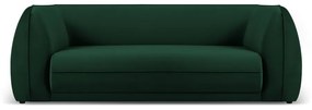Зелен кадифен диван 225 cm Lando - Micadoni Home