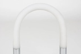Метална LED затъмняваща се настолна лампа в сребрист цвят (височина 36 cm) Arch – Zuiver