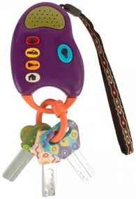 Battat - Забавни ключове със звук и светлина - лилави