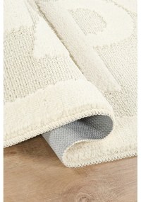 Кремав килим за баня 60x100 cm Happy – Foutastic