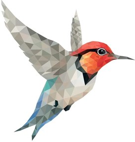 Стикер оригами на Colibri - Ambiance