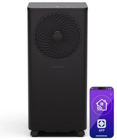 Klarstein Aero Ring 7K, климатик, 7 000 BTU, мобилен и интелигентен, за макс. 31 м² с гласово управление