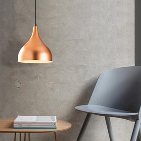 Черно и в меден цвят висящо осветително тяло ø 26 cm Sağlam – Opviq lights