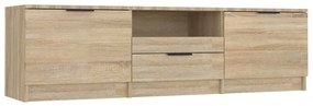 811451 vidaXL ТВ шкаф, дъб сонома, 140x35x40 см, инженерно дърво