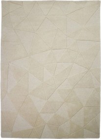 Бежов ръчно изработен вълнен килим 160x230 cm Shard – Flair Rugs