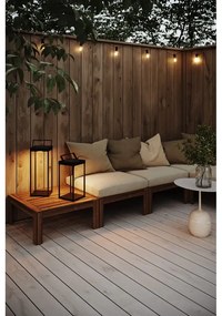 Черен екстериорен LED фенер със соларен панел с USB (височина 53 cm) Pure – Markslöjd