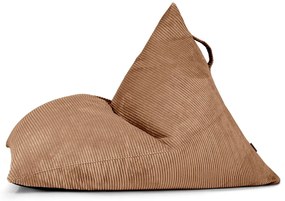 Кафяв пуф от рипсено кадифе Razz – SLOWDOWN