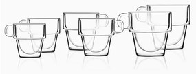 Комплект от 6 чаши с двойна стена Senso - Vialli Design
