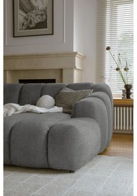 Сив ъглов диван (десен ъгъл) Shell – Miuform