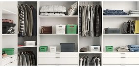 Бяла кошница за съхранение Dots, 17 L Infinity - Curver