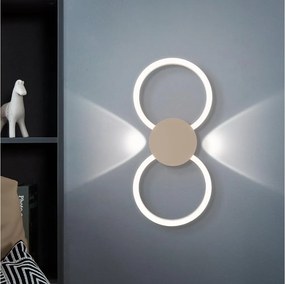 Eglo 902127 - LED стенен аплик VENTICELLO LED/20W/230V + LED/0,91W бежов