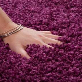 Красив лилав шаги килим Ширина: 140 см | Дължина: 190 см