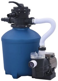 92247 vidaXL Пясъчна филтърна помпа с таймер, 530 W, 10980 л/ч