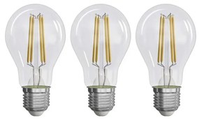 К-кт 3x LED Крушка FILAMENT A60 E27/3,8W/230V 2700K Енергиен клас A