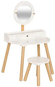 Детска тоалетка atmosphera Nomad, MDF, Бял