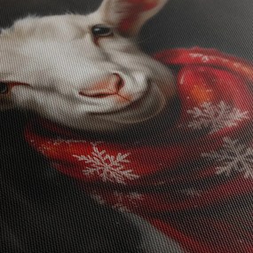 Картина на платно Коледна – Сладка коза