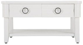 Масичка за кафе от бяла ела 60x90 cm Shine - Mauro Ferretti