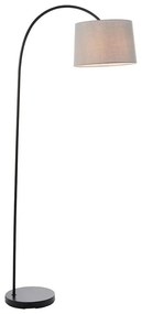 Endon 78163 - Подова лампа CARLSON 1xE27/60W/230V сива/черна