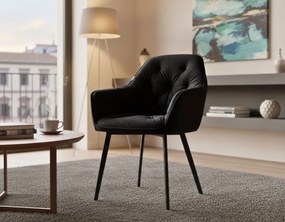 Фотьойл Alice-черен (2) парчета