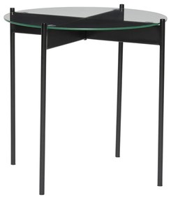 Кръгла странична масичка със стъклен плот ø 45 cm Beam – Hübsch