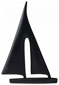 Настолна декорация 21 см смола/черна