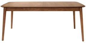Сгъваема трапезна маса с допълнителна плоча от декор от орех 90x180 cm Montreux – Actona
