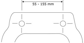 Лесно затваряща се тоалетна седалка Pop Art, 45 x 37,5 cm - Wenko