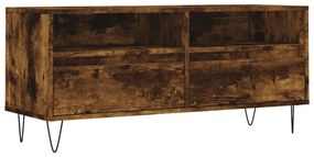 831241 vidaXL ТB шкаф, опушен дъб, 100x34,5x44,5 см, инженерно дърво