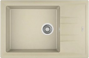 Умивалник ТЕКА М.1023 Stone 60 S-TG слонова кост