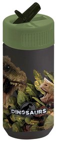 Derform - Бутилка със сламка 330 мл DINOSAUR 18