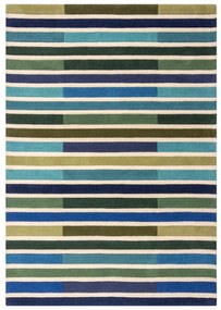 Зелен вълнен килим 230x160 cm Piano - Flair Rugs