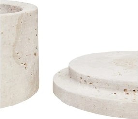 Декоративна каменна кутия за съхранение в естествен цвят ø 14x8 cm Tibor – Premier Housewares