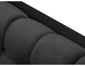 Тъмносив кадифен диван Bali - Cosmopolitan Design