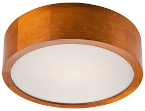 Кафява кръгла лампа за таван , ø 27 cm Plafond - LAMKUR